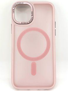 Чохол для iPhone 15 з Magsafe Colourful рожевий id_16223 фото