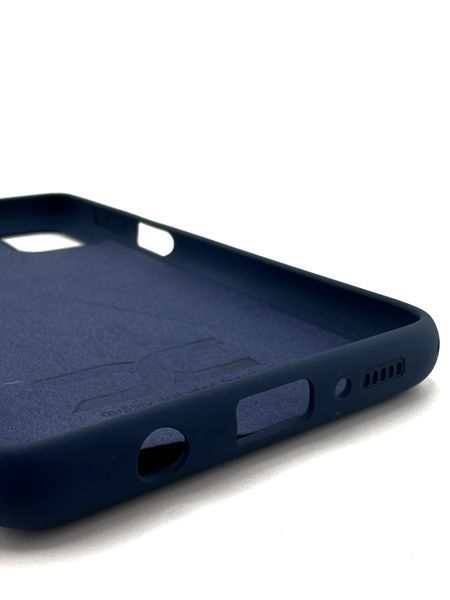 Силиконовый чехол для Samsung M51 (M515) темно синий Soft Silicone Case Full (бампер) 1518687208 фото