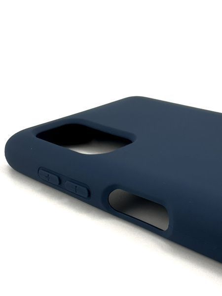 Силиконовый чехол для Samsung M51 (M515) темно синий Soft Silicone Case Full (бампер) 1518687208 фото