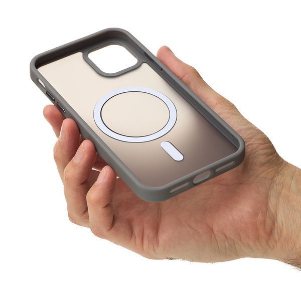 Чохол для iPhone 15 матовий з Magsafe сірий Matte id_20029 фото