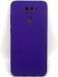 Силиконовый чехол для Xiaomi Redmi Note 9 фиолетовый Soft Silicone Case Full (бампер)