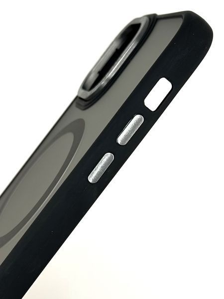Чехол для iPhone 15 Pro с Magsafe Colourful черный id_16224 фото