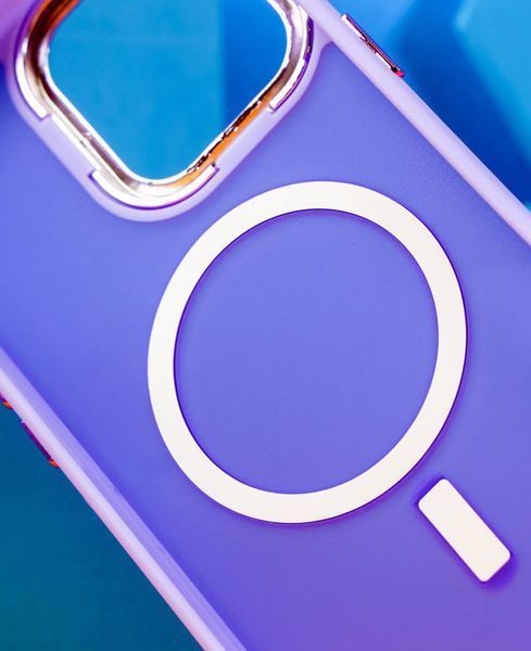 Чехол для iPhone 15 Pro с Magsafe Colourful черный id_16224 фото