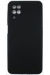 Силиконовый чехол для Samsung A12 / M12 (A125 / M127) черный Soft Silicone Case Full (бампер)