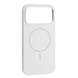 Силиконовый чехол с MagSafe для iPhone 18 Pro Max Slim Ring Silicone Case белый id_21925 фото 1