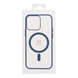 Прозорий чохол для iPhone 15 Pro з MagSafe Color темно синій (TPU+PC) id_17450 фото 2