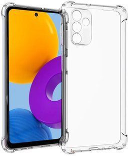 Прозрачный чехол для Samsung M52 M526 ударопрочный силиконовый Shockproof (бампер) 1696203242 фото