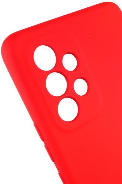 Силиконовый чехол для Samsung A53 5G (A536) красный Soft Silicone Case Full (бампер) 2070975356 фото