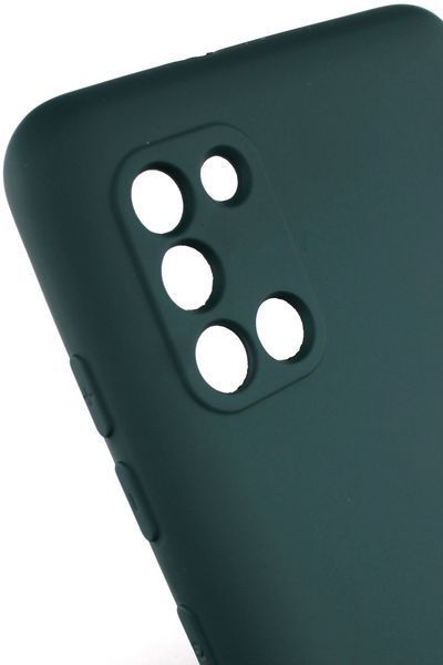 Силиконовый чехол для Samsung A31 (A315) темно зеленый Soft Silicone Case Full (бампер) 2301875371 фото