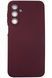 Силиконовый чехол для Samsung A17 5G (A176) бордовый Soft Silicone Case Full (бампер) 2733318306 фото 1
