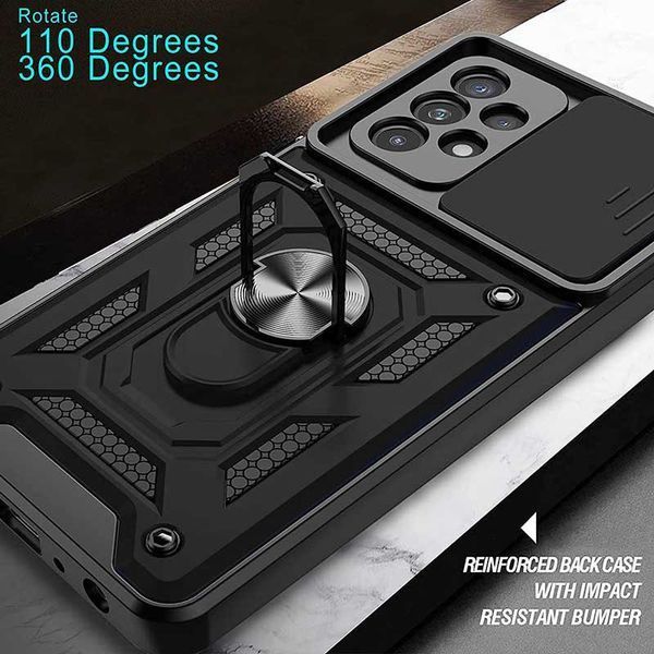 Протиударний чохол для Samsung A13 (A135) з захистом камери Defender (чорний) 2743707438 фото