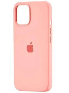 Силіконовий чохол для iPhone 13 з закритим низом Silicone Case рожевий Light Pink 6 (бампер) id_17811 фото