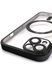 Чехол для iPhone 13 с MagSafe Metallic (TPU+PC) черный 2231467220 фото 3