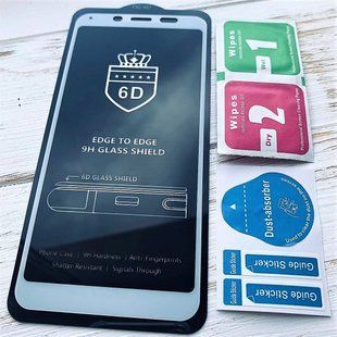 Захисне скло для Xiaomi Redmi 6 6D біле 1586477790 фото