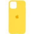 Силиконовый чехол для iPhone 11 Pro с закрытым низом желтый Yellow 4 Silicone Case Full (бампер) 2599480446 фото
