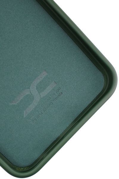 Силиконовый чехол для Samsung A54 5G (A546) темно зеленый Soft Silicone Case Full (бампер) 2070975359 фото