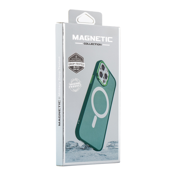Чехол для iPhone 13 Pro Max с Magsafe Colourful темно зеленый id_17454 фото