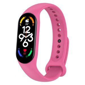 Ремінець для Mi Band 3 / 4 силіконовий (рожевий) 1981306958 фото