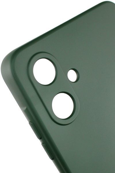 Силіконовий чохол для Samsung A06 (A065) темно зелений Soft Silicone Case Full (бампер) 2433055610 фото