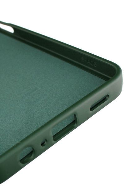 Силіконовий чохол для Samsung A06 (A065) темно зелений Soft Silicone Case Full (бампер) 2433055610 фото