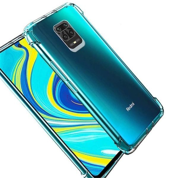 Прозрачный чехол для Xiaomi Redmi Note 9 Pro / 9S ударопрочный силиконовый Shockproof (бампер) 1586477646 фото