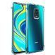 Прозрачный чехол для Xiaomi Redmi Note 9 Pro / 9S ударопрочный силиконовый Shockproof (бампер) 1586477646 фото 1