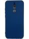 Силіконовий чохол для Xiaomi Redmi 8 темно синій Soft Silicone Case Full (бампер) id_18050 фото 4