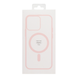 Прозорий чохол для iPhone 15 з MagSafe Color рожевий (TPU+PC) id_17456 фото 1