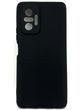 Силиконовый чехол для Xiaomi Redmi Note 10 Pro черный Soft Silicone Case Full (бампер)