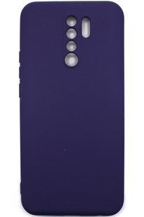 Силіконовий чохол для Xiaomi Redmi 9 фіолетовий Soft Silicone Case Full (бампер) 1707407821 фото