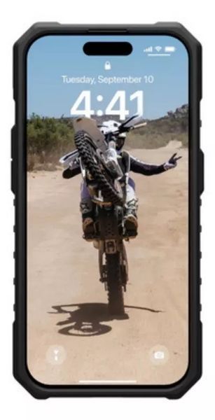 Чехол для iPhone 15 противоударный з Magsafe UAG Pathfinder серый id_20466 фото