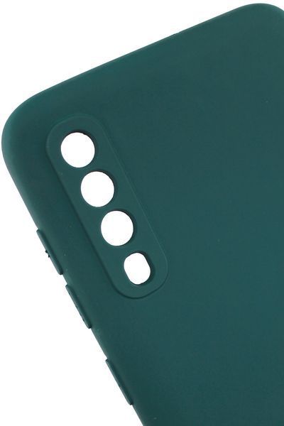 Силіконовий чохол для Samsung A50 / A30s (A505 / A307) темно зелений Soft Silicone Case Full (бампер) 1586478035 фото