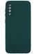 Силіконовий чохол для Samsung A50 / A30s (A505 / A307) темно зелений Soft Silicone Case Full (бампер) 1586478035 фото 1