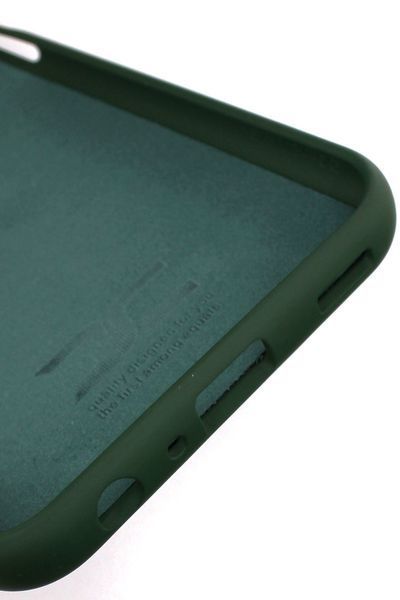 Силиконовый чехол для Samsung M34 5G (M346) темно зеленый Soft Silicone Case Full (бампер) 2070975366 фото