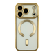 Чехол для iPhone 18 Pro с MagSafe Metallic (TPU+PC) золотой id_21983 фото 1