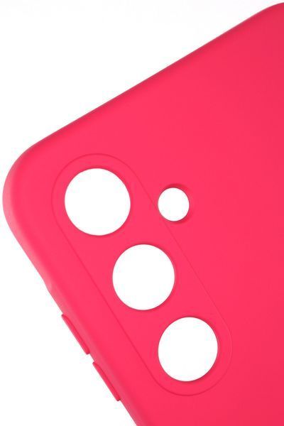 Силіконовий чохол для Samsung A35 5G (A356) яскраво рожевий Soft Silicone Case Full (бампер) 2200977013 фото