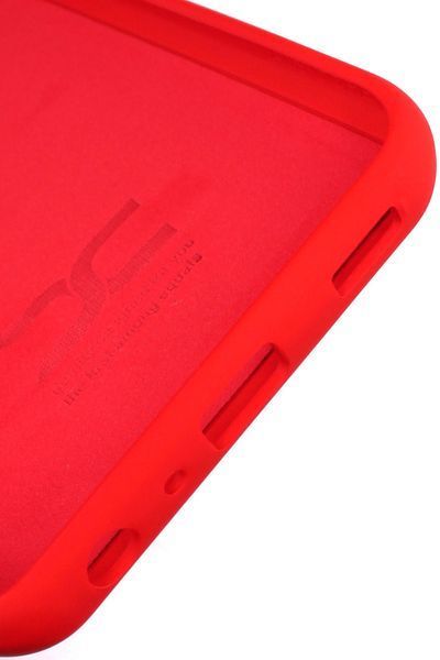 Силиконовый чехол для Samsung A03 Core (A032) красный Soft Silicone Case Full (бампер) 1674421983 фото