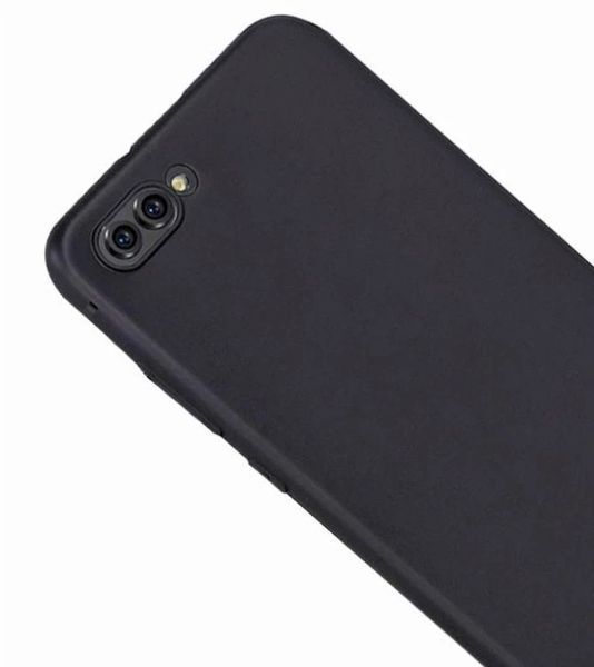 Черный чехол для Huawei Y5 (2018) матовый ТПУ (бампер) 1451599494 фото