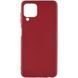 Матовый чехол для Samsung M33 5G (M336) бордовый Candy Matte (бампер) 1721134417 фото 1