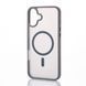 Чехол для iPhone 16 матовый с Magsafe серый Matte id_20040 фото 2