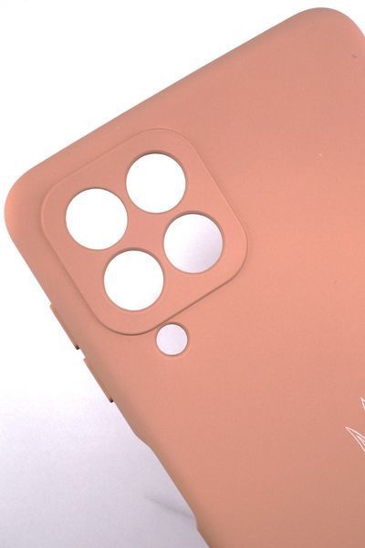 Силиконовый чехол для Samsung M53 5G (M536) (Ukrainian Spirit) пудровый Soft Silicone Case Full (бампер) 2070975369 фото