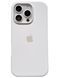 Силіконовий чохол для iPhone 12 Pro Max з закритим низом білий White 9 Silicone Case (бампер) id_20534 фото 1