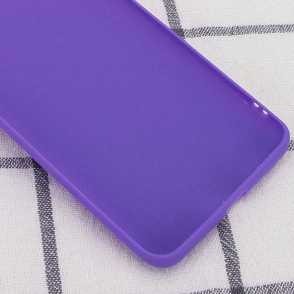 Матовый чехол для Samsung M52 5G (M526) сиреневый Candy Matte (бампер) 1685460019 фото