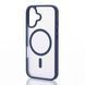 Чехол для iPhone 16 матовый с Magsafe синий Matte id_20042 фото 2