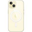 Прозорий чохол для iPhone 15 з MagSafe (TPU+PC) 2070975426 фото