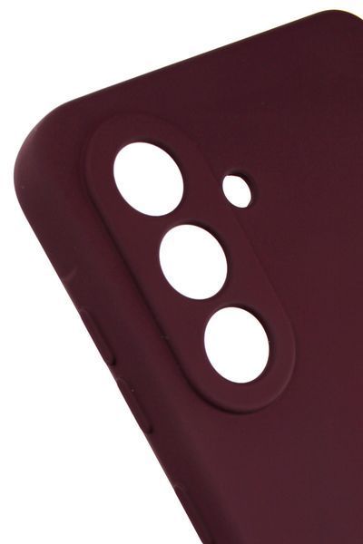 Силиконовый чехол для Samsung A57 5G (A576) бордовый Soft Silicone Case Full (бампер) id_20013 фото