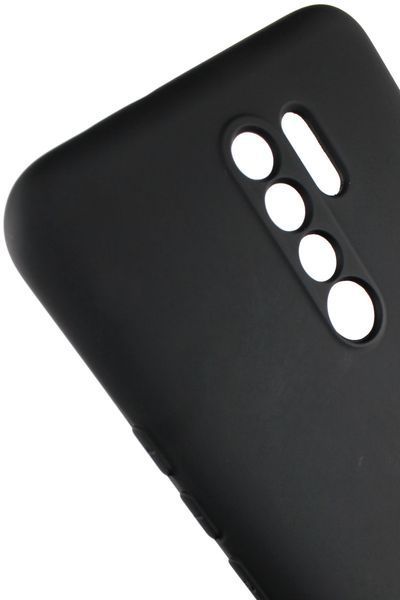 Силіконовий чохол для Xiaomi Redmi 9 чорний Soft Silicone Case Full (бампер) 2070975373 фото