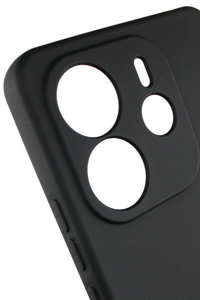 Силиконовый чехол для Xiaomi Redmi Note 14 4G черный Soft Silicone Case Full (бампер) 2618423726 фото