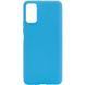 Матовый чехол для Samsung M52 5G (M526) голубой Candy Matte (бампер) 1685460021 фото 1