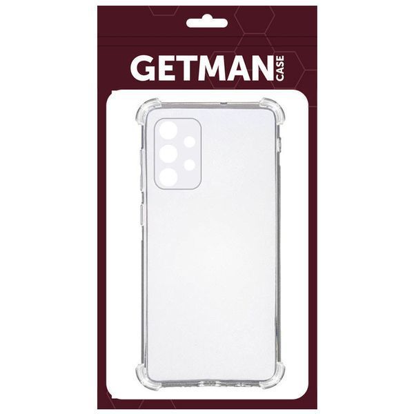 Силіконовий ударостійкий прозорий чохол для Samsung A53 5G (A536) GETMAN (бампер) 1721134376 фото